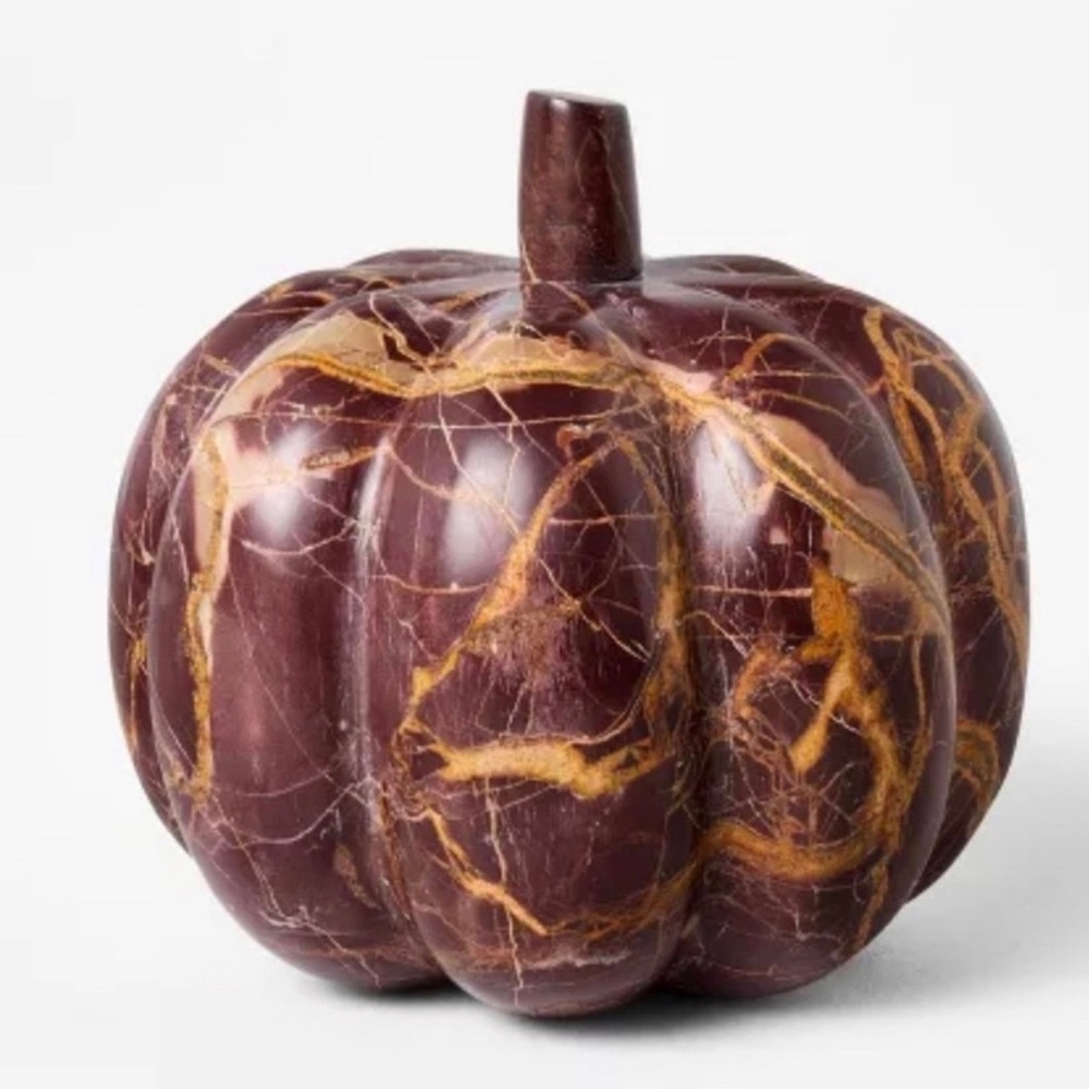 Small Marble Pumpkin Red - Threshold™ designed with Studio McGee